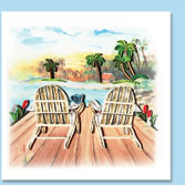 2 chair at the dock