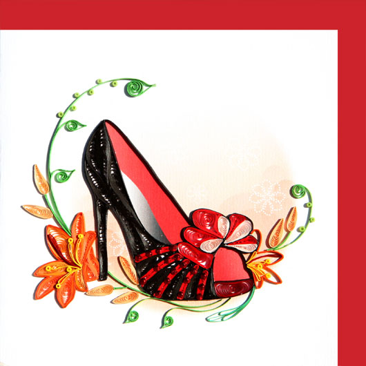 red shoes